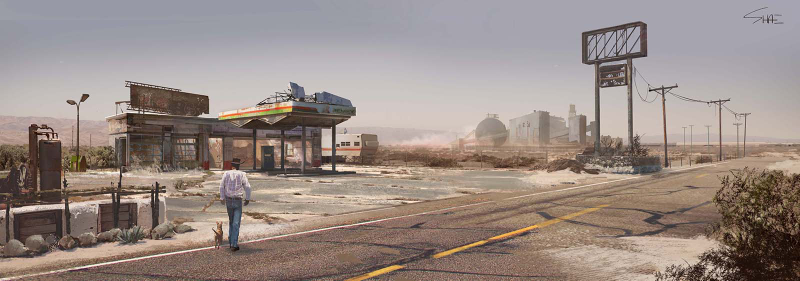 Illustration for article titled Logan's Forlorn Future Comes to Life in This Stunning Concept Art